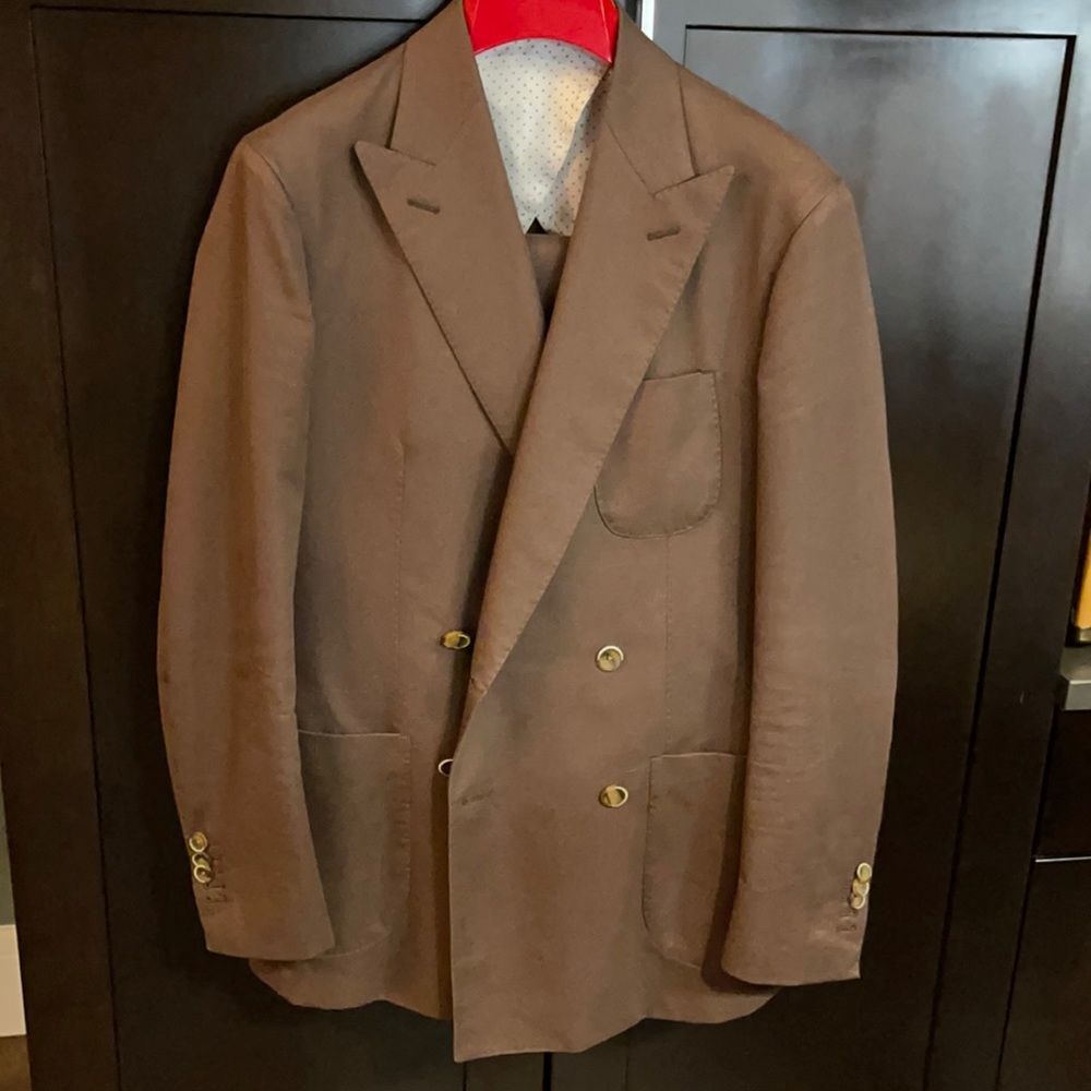 Suitsupply Cotton DB Suit 36 R